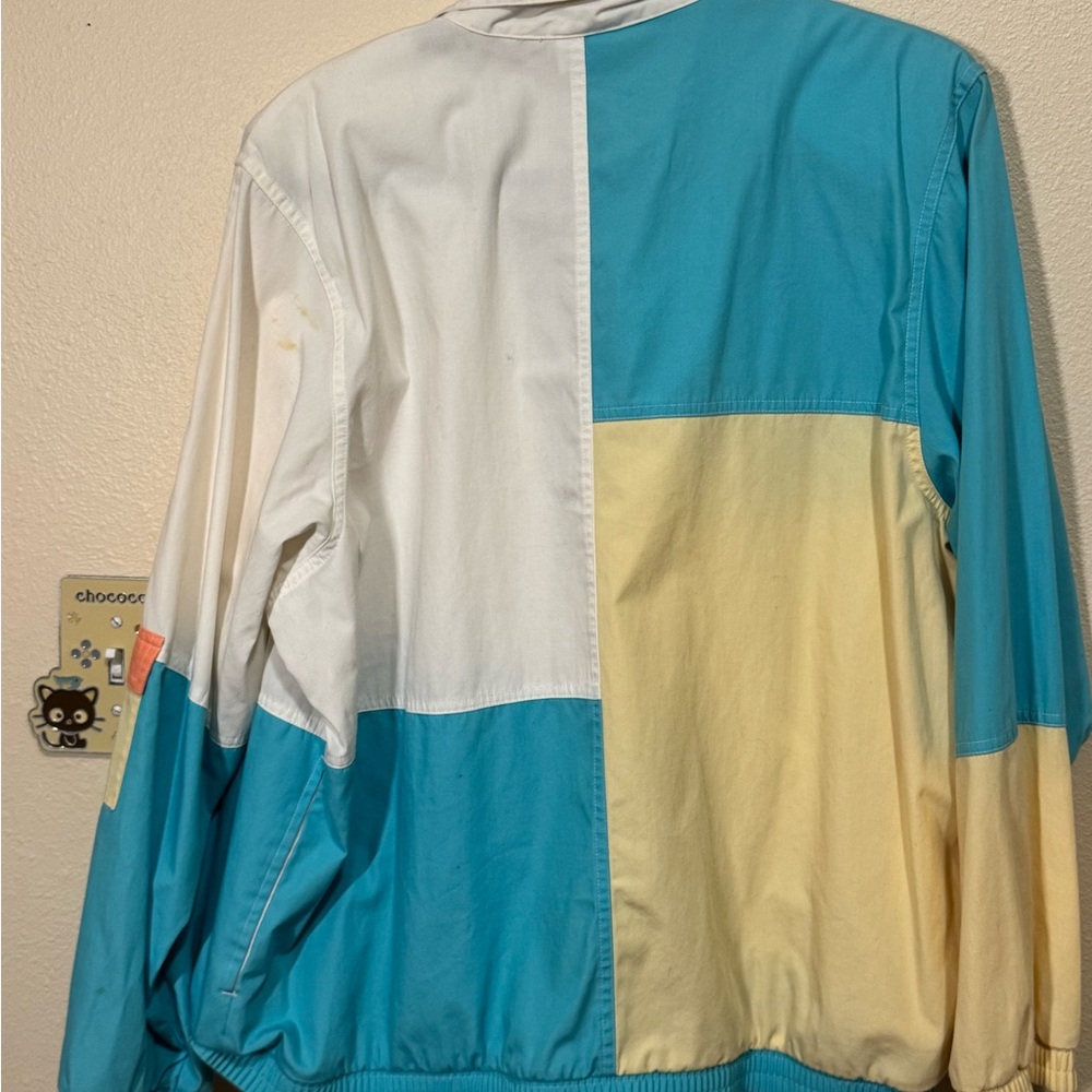 Colorful Patchwork Jacket With Embroidered Details - image 6